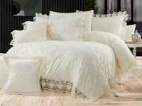 مفرش ميلا عرائس مزدوج 10 قطع - كريمي