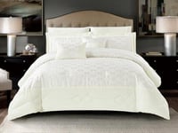 مفرش كاتنس الفاخر مفرد ونص من نسج الجاكار - 8 قطع