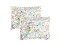 مفرش شيري صيفي مفرد من خامة القطن 4 قطع 300غرزة