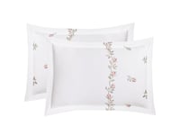 مفرش صيفي دوريس مزدوج من خامة القطن المطرز 9 قطع