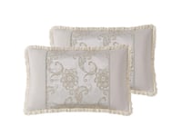 مفرش كاتنس الفاخر مزدوج من نسج الجاكار - 8 قطع