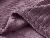 بطانية دفء شتوي سادة مقاس مزدوج