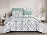 مفرش روبي صيفي مفرد ونص من خامة القطن 4 قطع