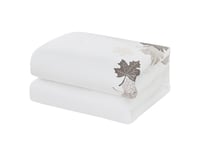 مفرش صيفي سوسنا مفرد من خامة القطن المطرز 5 قطع