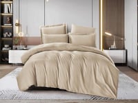 مفرش نيلسون فندقي مزدوج 7 قطع - بيج غامق