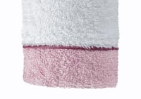 روب استحمام أطفال عمر 7 إلى 8 سنوات - أبيض و وردي