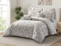 مفرش كاتنس الفاخر مفرد ونص من نسج الجاكار - 5 قطع