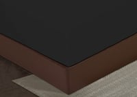 مفرش كلاسيك فندقي مزدوج 7 قطع - أسود