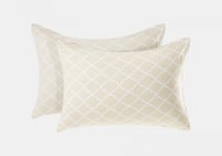 مفرش فلورا صيفي مزدوج من خامة القطن - 7 قطع