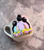 كوب مصنوع يدويًا