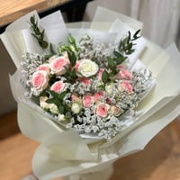 بوكيه ورد طبيعي