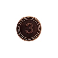 درزن 12 قطعة ميداليات ارقام تحديد المراكز