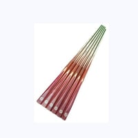 عصا بلياردو أحادية القسم باللونين الأحمر والأسود