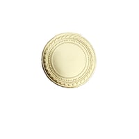 درزن 12 قطعة ميداليات سادة للتصميم