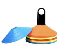 كونزات كرة القدم الرشاقة بـ 5 الوان مع حقيبة حمل و...