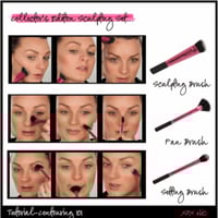 ريل تكنيك مجموعة فرش تحديد الوجه - 3 فرش