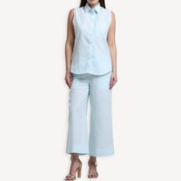 Vest Cut Linen Set – طقم فست لينن بدون كم