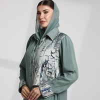 Shirt Silk – عباية بليزر شيرت حرير