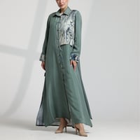 Shirt Silk – عباية بليزر شيرت حرير