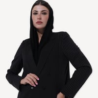 Signature Line Pinstripe – عباية بليزر مقلم