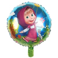 بالون معدني ماشا والدب