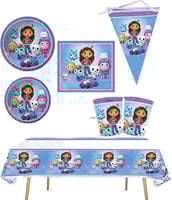 مجموعة حفلة بيت الدمى ( Gabby's Dollhouse ) 52 قطع...