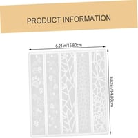 قوالب سيليكون بوك مارك بأربع اشكال