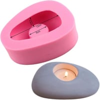 قالب سيليكون شمعدان كبير بشكل عصري