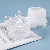 قالب سيليكون مبخرة الكريستالي صندوق سكريات