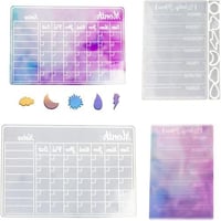 قوالب سيليكون تقويم و جدول تخطيط اسبوعي و شهري