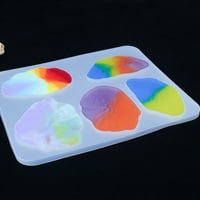 قالب سيليكون 5 كوسترات حاملات اكواب