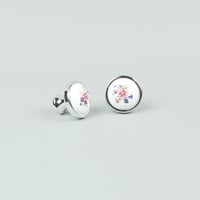 مسكة صينية مزخرفة ورد 2 حبة