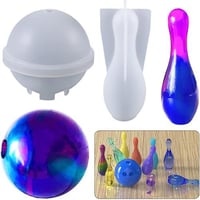 قالب سيليكون لعبة البولنج