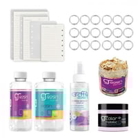 14-قطعة بكج العودة للمدرسة قوالب سيليكون و مواد ري...