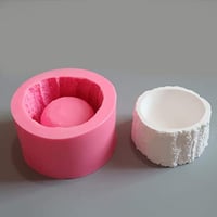 قالب سيليكون وعاء الزهور على شكل جذع شجرة