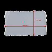 قالب سيليكون شكل 1 صينية تقديم مستطيل