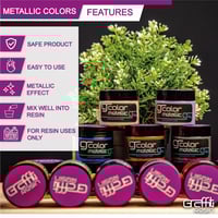 18- لون ريزن ميتاليك ماجينتا 50غ