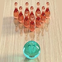 قالب سيليكون لعبة البولنج