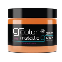 7- لون ريزن ميتاليك بني عسلي 50غ