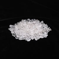 حجر كريستال أبيض شفاف مقاس 7-9 ملم وزن 100 غ