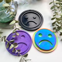 قالب الوجه الحزين من السيليكون مقاس 10*10 سم