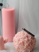 قالب شمع الزهور الدائري 8*8سم