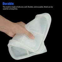 قالب سيليكون صينية كبيرة عميق مستطيل الشكل