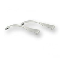 مسكة صينية فضي شكل مروحة 2 حبة مقاس 17 سم