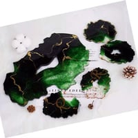 قوالب صينية سيليكون كبيرة الحجم بحواف غير منتظمة