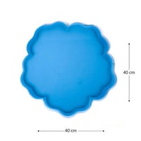 قالب سيليكون صينية شكل وردة مقاس 40*40 سماكة 1 سم