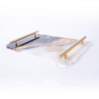 قالب سيليكون شكل صينية تقديم مستطيل مقاس 31.5* 17....