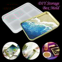 قالب سيليكون صينية كبيرة عميق مستطيل الشكل