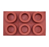 قالب سيليكون 6 اوعية نباتية بشكل عصري لصب الريزن و...