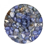 حجر كريستال لون كحلي مقاس 7-9 ملم وزن 100 غ